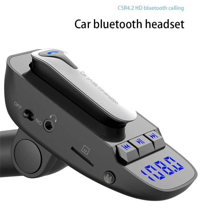 ER9 Bluetooth гарнитура fm передатчик MP3 радио адаптер автомобильный комплект