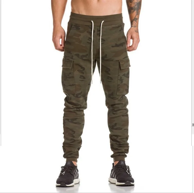 

2017 New Style Men Sports Training Slim-Fit Pants MEN'S Cotton Trousers Series
