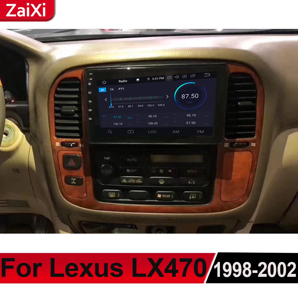 Best ZaiXi For Lexus LX LX470 1998~2002 Android Car Multimedia GPS Audio Radio Stereo Original Style Navigation NAVI BT WIFI HD Map 0 Best ZaiXi For Lexus LX LX470 1998~2002 Android Car Multimedia GPS Audio Radio Stereo Original Style Navigation NAVI BT WIFI HD Map 0