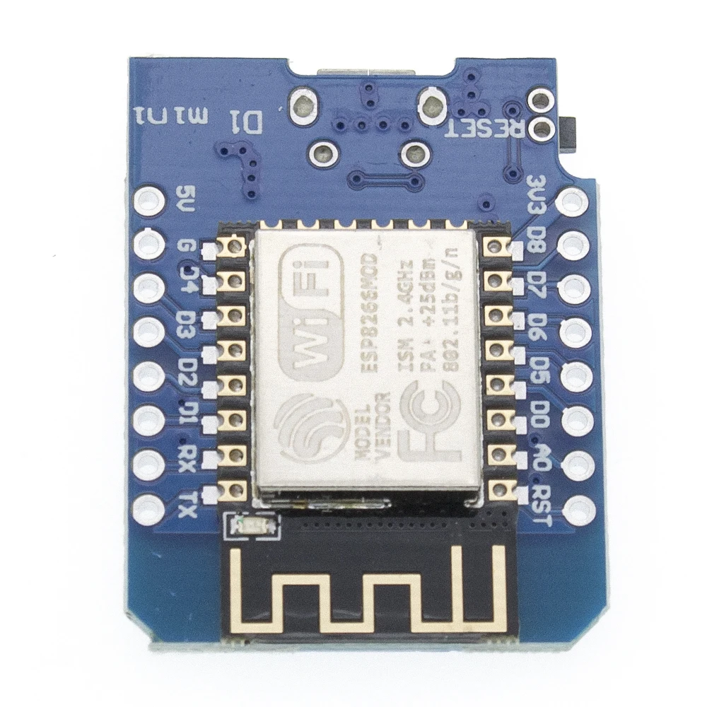 ESP8266 ESP 12F WeMos D1 Мини модуль WiFi макетная плата CH340G Micro USB 3 V на основе 8266EX 11 цифровых