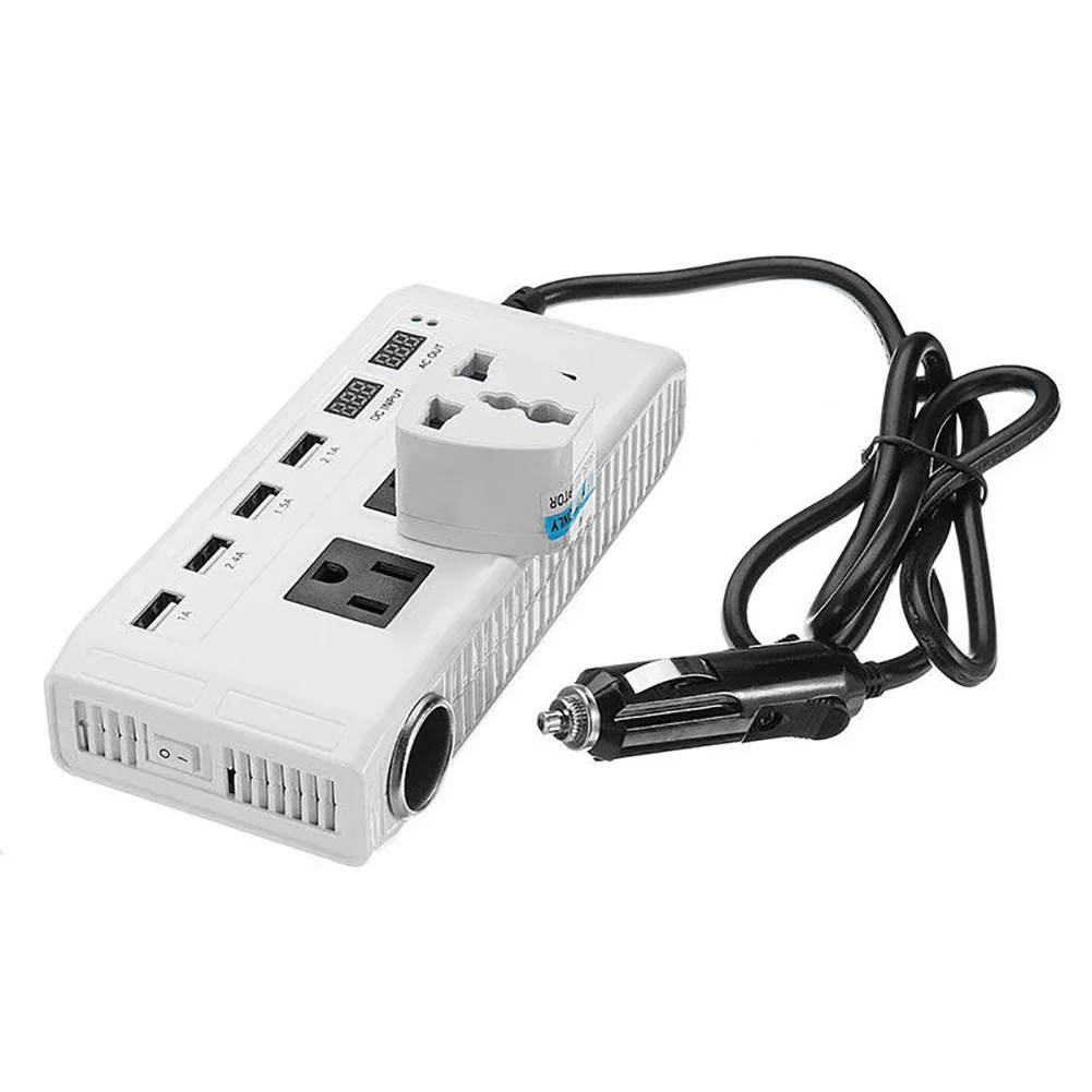 AC110V AC220V преобразователь модифицированная Синусоидальная волна автомобильное напряжение USB прочный 200 Вт/250 Вт Авто DC12V аксессуары силовой инвертор практичный