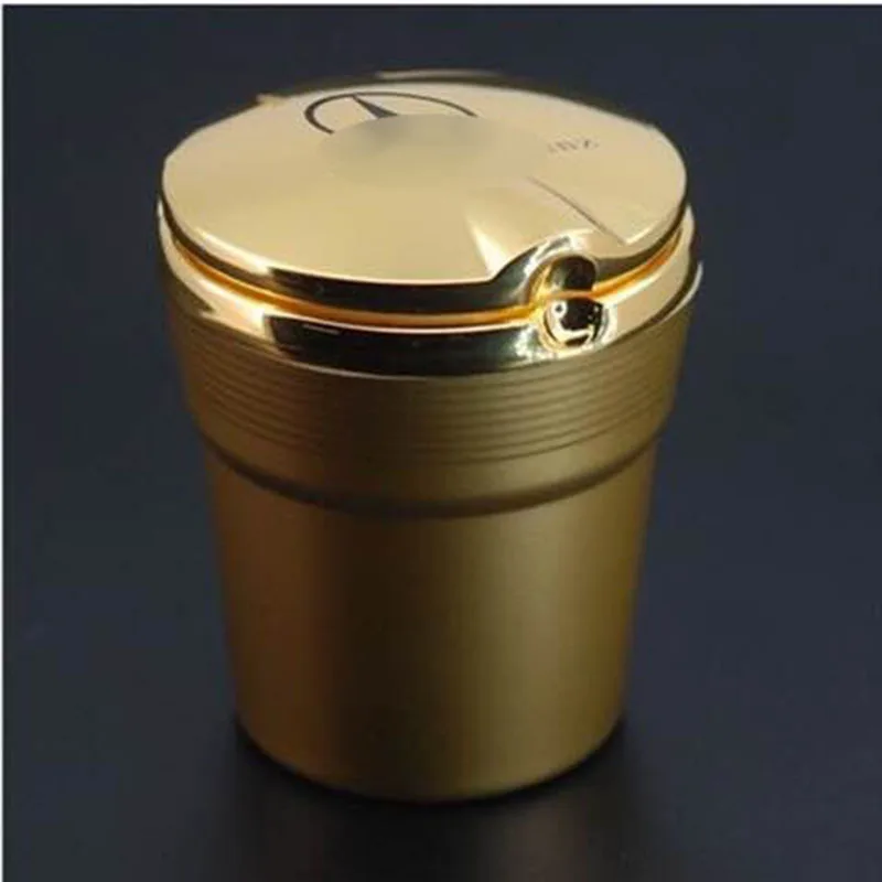 

Car Interio accessories Car logo ashtray Cigarette Smoke Holder car ashtray for Mercedes Emblem benz w205 w203 w124 w204