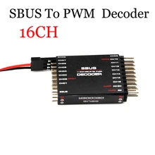 Decodificador SBUS a PWM/PPM, convertidor de 16 canales, receptor, Transverter de señal para Futaba Frsky naranja