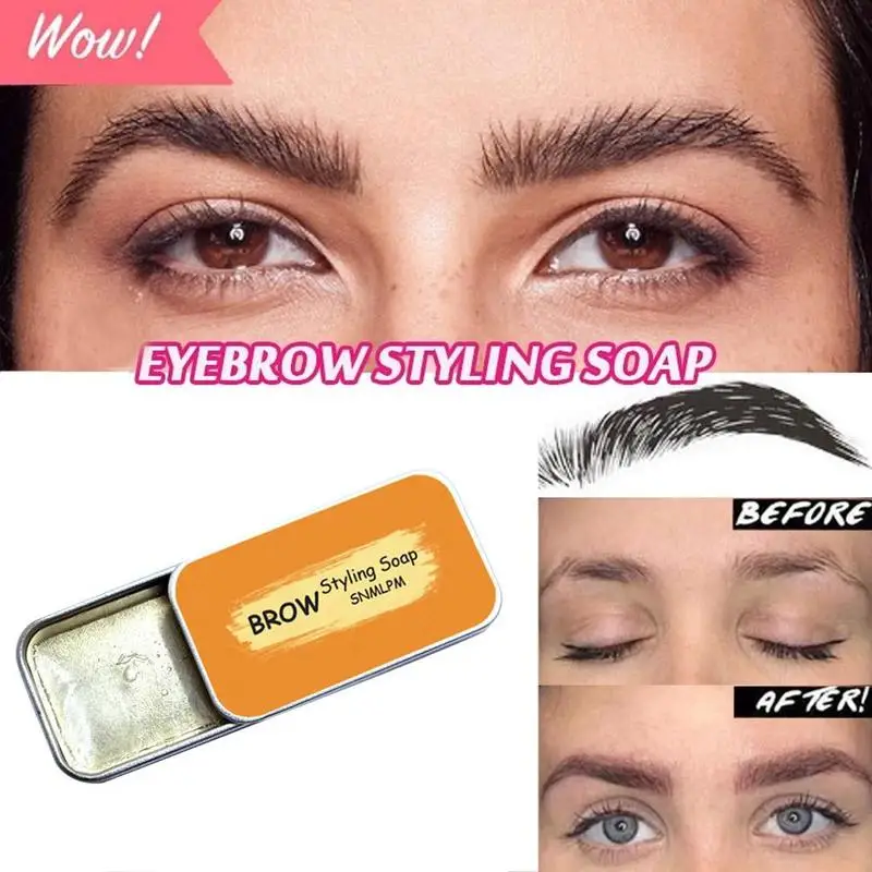 

3D Feathery Brows Makeup Balm Brows Styling Soap Gel Kit Lasting Eyebrow Setting Gel Waterproof Eyebrow Tint Pomade
