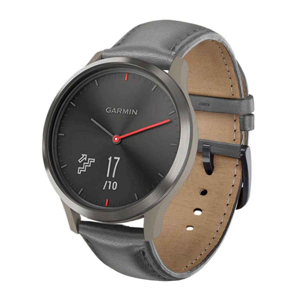 Для Garmin vivomove HR часы легко подходят 20 мм ширина удобные кожаные аксессуары ремешок для браслета сменный ремешок наручный браслет