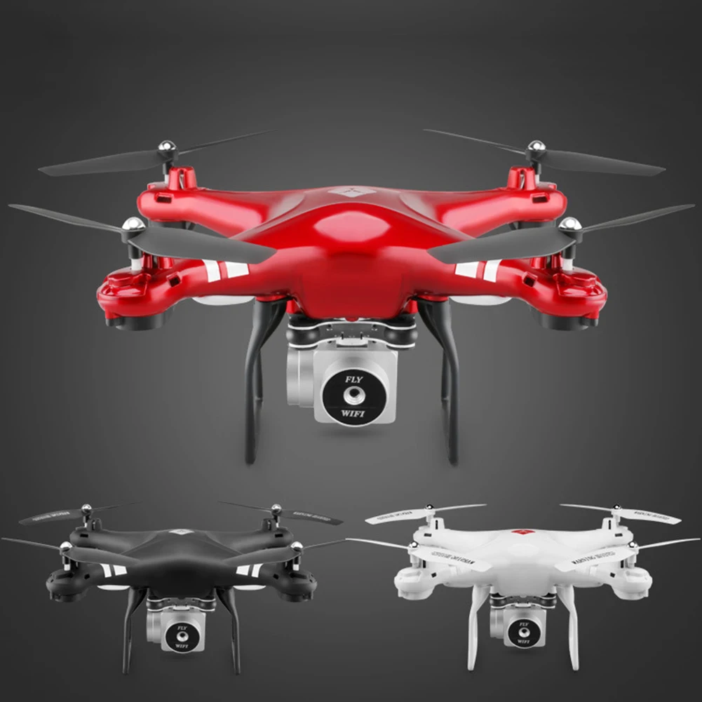 1080P удерживайте Безголовый режим WiFi FPV Live RC Дрон игрушки с светодиодный светильник возврат одной кнопкой портативный HD камера вертолет Квадрокоптер