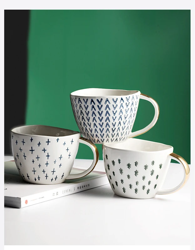 Waliicorners 400ml Creative Handmade Irregular Shape Mugs Under Glaze Ceramic Waliicorners Coffee Tea Cereal Cups Kitchen Office Drink Ware 15 Had94677a2f1e429bb2c20885f05dc749m