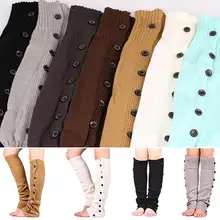 1 пара, модные женские зимние гетры до бедра, вязаные крючком однотонные длинные носки, модный дизайн, botas muslo