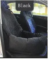 Black Автокресло для животных коврик с ремнем безопасности собака Перевозчик кошка сумка для щенков безопасная корзина для переноски многофункциональный инструмент - Цвет: Black