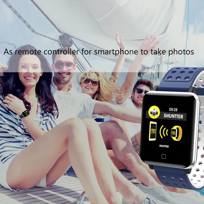 Многофункциональный стальной ремень влагостойкие умные часы с ремешком пульсометр кровяное давление IP68 цветной экран умный Браслет
