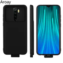 Aroay 7000 мА/ч, Батарея чехол для Xiaomi Redmi note 8 Батарея Зарядное устройство расширенное резервирование Мощность банк чехол для телефона Redmi note 8 Pro