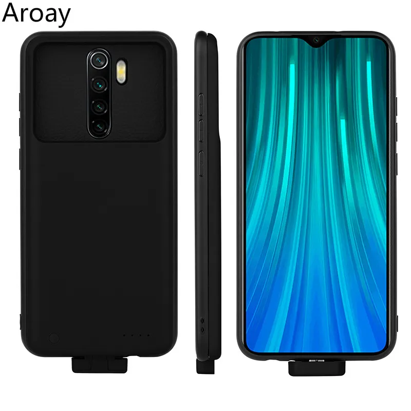 Чехол аккумулятор Aroay для Xiaomi Redmi note 8 7000 мАч|Чехлы с аккумулятором| |