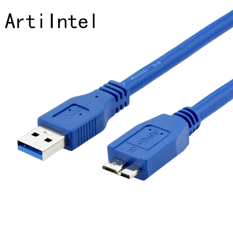 

USB 3.0 Type A to Micro B Cable USB3.0 Fast Data Sync Cable Cord for External Hard Drive Disk HDD Male to Male 0.3m 0.5m 1m 1.5m
