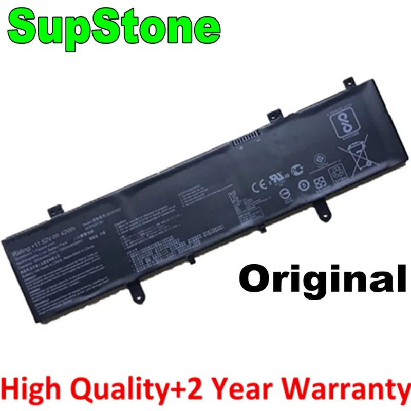 SupStone подлинный B31N1632 0B200 02540000 02540300 Аккумулятор для ноутбука Asus Vivobook 14 X405UQ X405UA X405UR