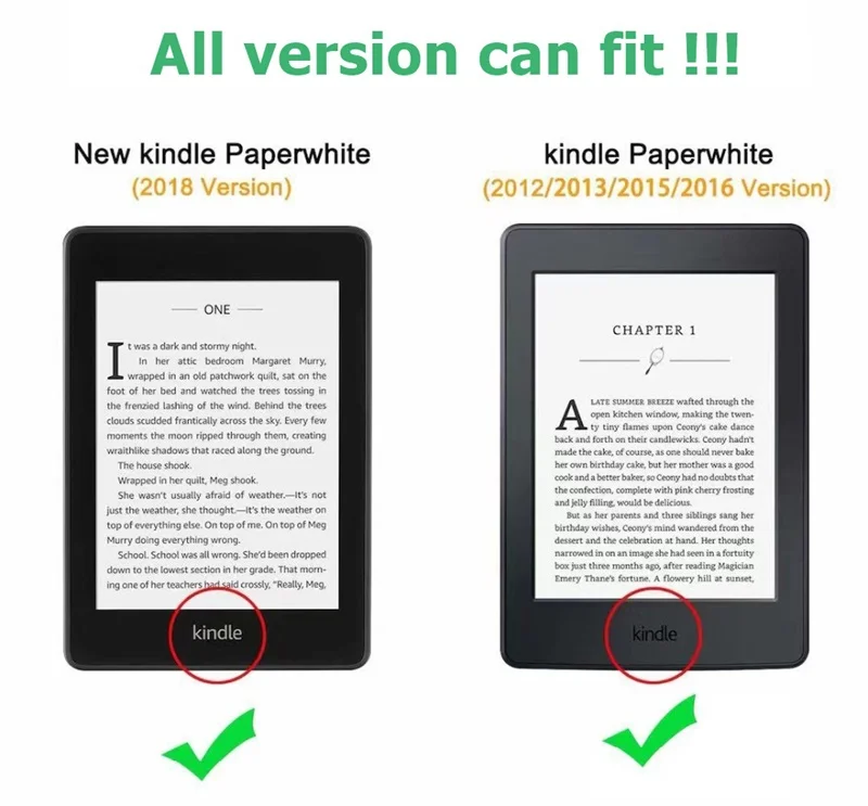 Чехол для Amazon Kindle Paperwhite 1 2 3 чехол смарт-кожа с мультипликационным рисунком Слот Чехол для Kindle Paperwhite 4 10-го поколения