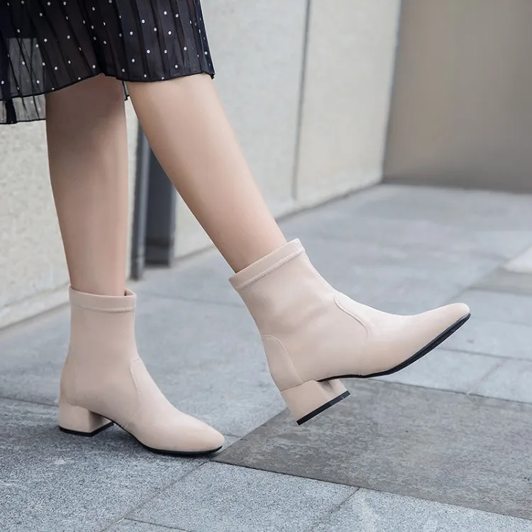 Big Size 9 10 11 12 boots women shoes ankle boots for women ladies