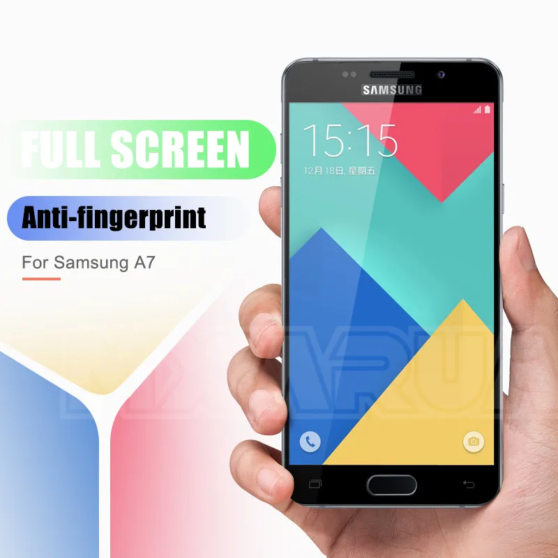 9D полное покрытие из закаленного стекла для samsung Galaxy A3 A5 A7 J3 J5 J7 S7 Защитная пленка для экрана