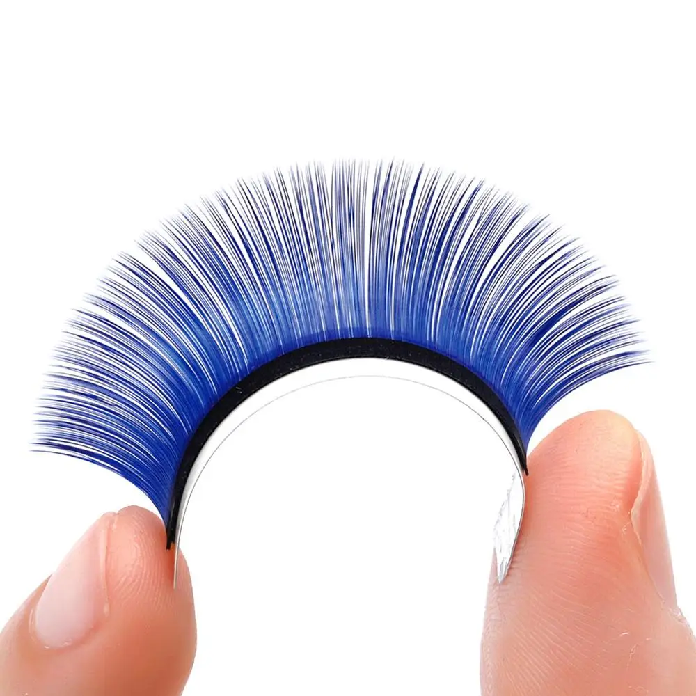 16 линий индивидуальные цветные накладные ресницы обычные из искусственной норки