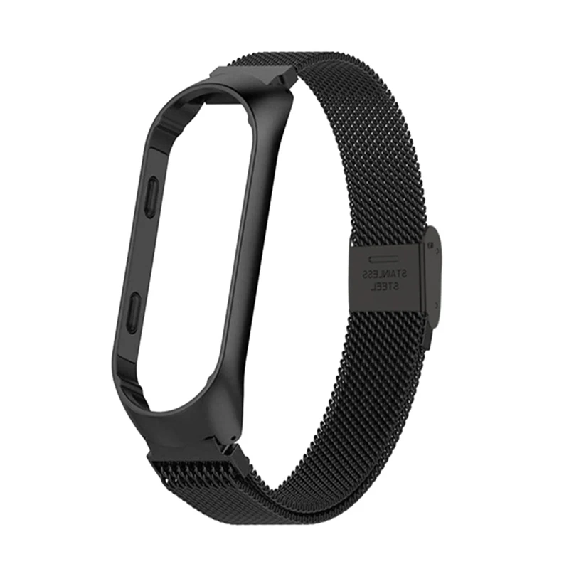 Часы браслет для Xiaomi mi band 4 3 ремешок часов из нержавеющей стали Mi Band наручных