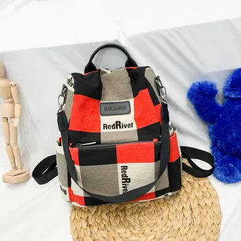 

Casual Women's Backpack Large Capacity Canvas Female Classic Anti-theft Knapsack for School Teenage Girls bags for women 2019