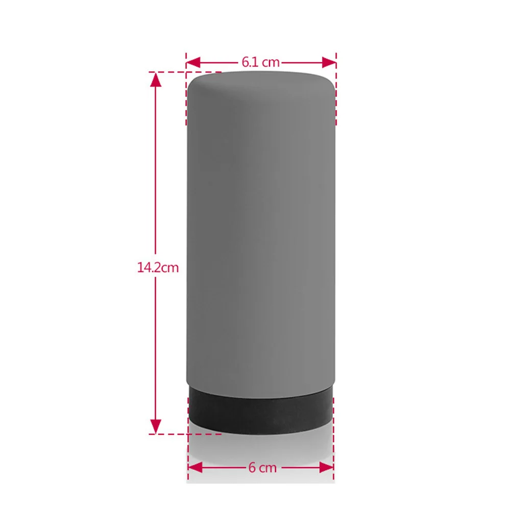 240ml Refillable Silicone Leak Proof Squeeze Bottle Lotion Shampoo Storage Shower Gel Empty Portable Container Home Bathroom