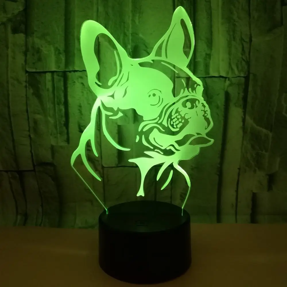 Настольная лампа хит продаж 3d ночник Sanddog цветной сенсорный светодиодный