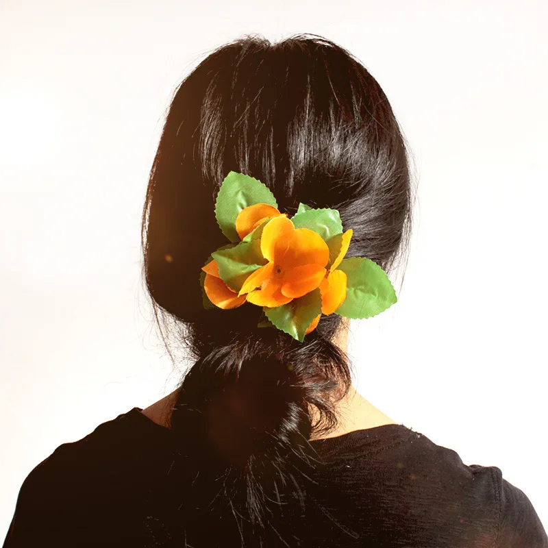 AliExpress Amazon Hot Selling Hawaii Style Barrettes Set Accessories Floral Headdress Decoration Flower Accessories Gift