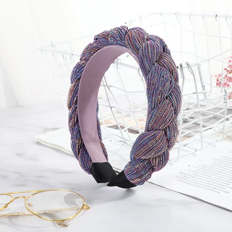 

Модные оплетка лентой винтажные широкая повязка на голову; Украшение на голову; Аксессуары для волос в Корейском стиле женские головные уборы аксессуары, ленты для волос