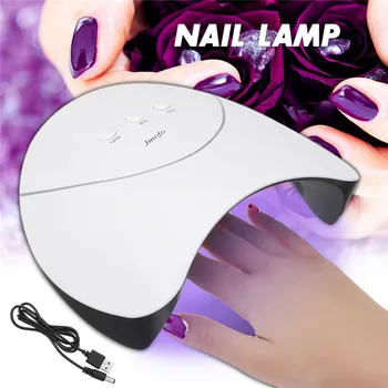 

36W USB LED UV Nail Gel Curing-Lamp Light Nail Gel Polish Dryer Nail Art Machine 36W Manicure Lamps Button Time Setting