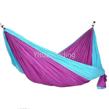 

CS8764 Model Canvas Material Outdoor Single Camping Hammock Single Dormitory Swing Leisure Parachute Cloth Hammock 200kg Load