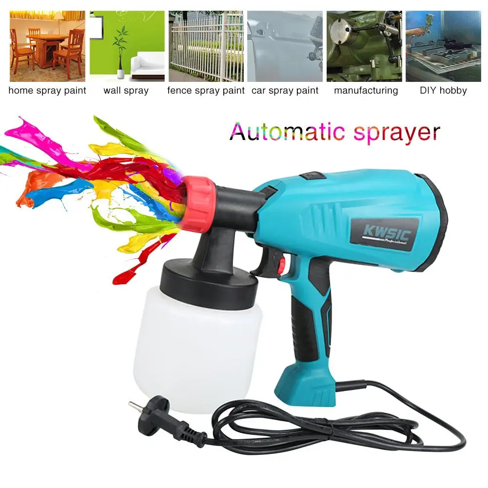 Съемный Электрический распылитель высокого давления латексная машина для распыления краски 800 Вт безвоздушный распылитель краски