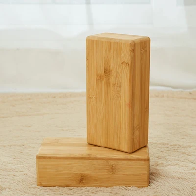 solid wood yoga blocks