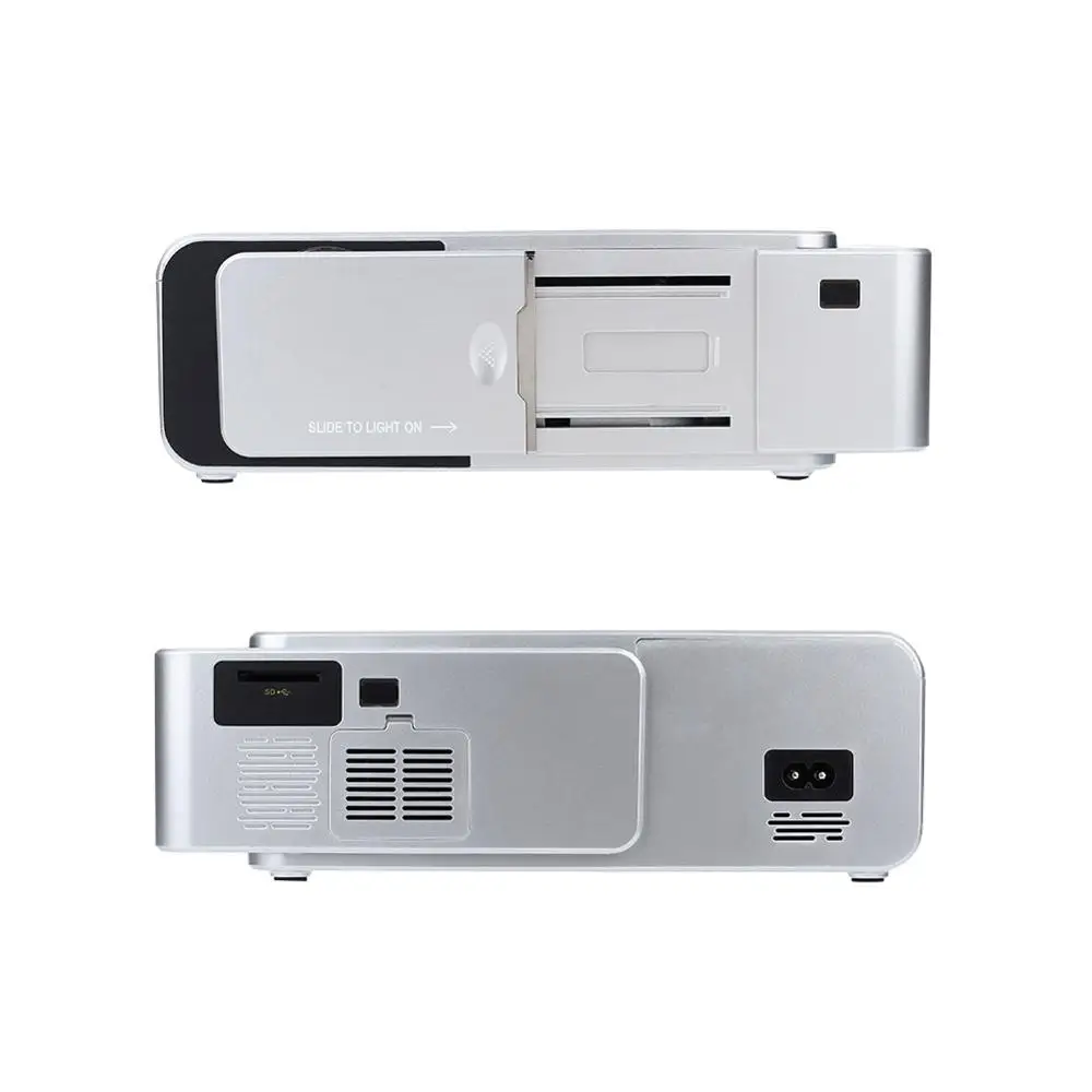  T6 Smart Wifi HD Projector Home Cinema Multimedia Media Player Wireless Same Screen Support 1080P B - 4000234487143