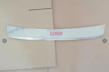 

Stainless steel Car Rear Guard Bumper Protector Trim Cover car sticker plate style For Toyota Highlander Kluger 2003 2004 2005