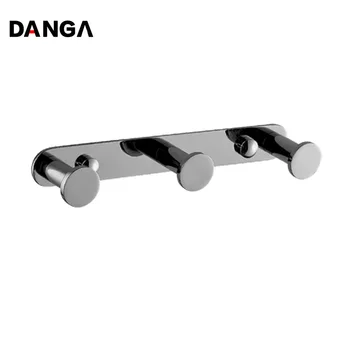 

3/4/5/6 Pcs Row Hook Towel Storage Rack Coat Hook Wall-mounted Storage Rack Robe Hook Bathroom Hook Behind The Door Toilet Shelf