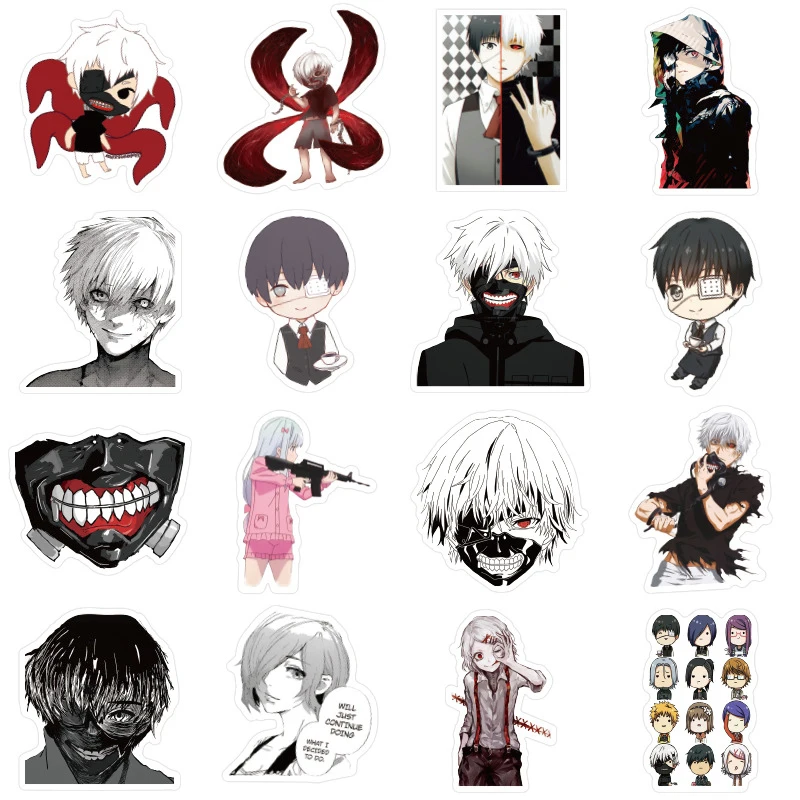 Tokyo Ghoul Stickers - 10/30/50 pcs Pack
