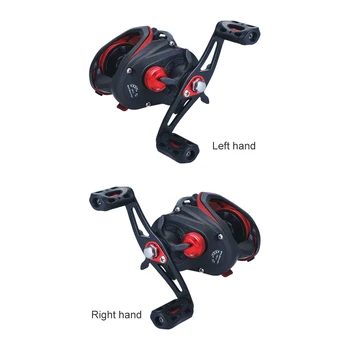 

Lizard Fishing Reel 19+1BB Ball Baitcasting Reel with Brake System Bearing 8.1:1 Compression Resistance Outdoor Fishing