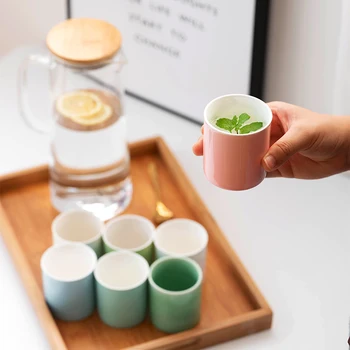 

Ceramic cup big tea cup water cup drink cup milkshake cup 115ML6*6.5cm