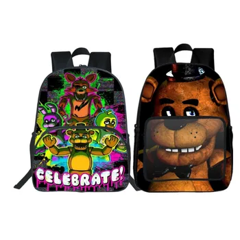 

New Fashion Women 3D Printing Five Night At Freddy Teenagers School Backpacks for Children Schoolbag Kids Bookbag Girls Book Bag
