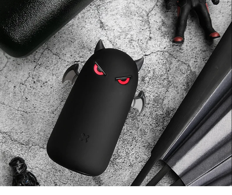 10000 Miliamps Devil power Bank милое зарядное устройство Быстрая зарядка портативный внешний аккумулятор универсальный внешний аккумулятор