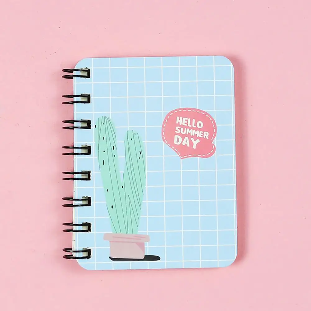 

Portable Cartoon Spiral Notebook Notepad Diary Book School Office Stationery