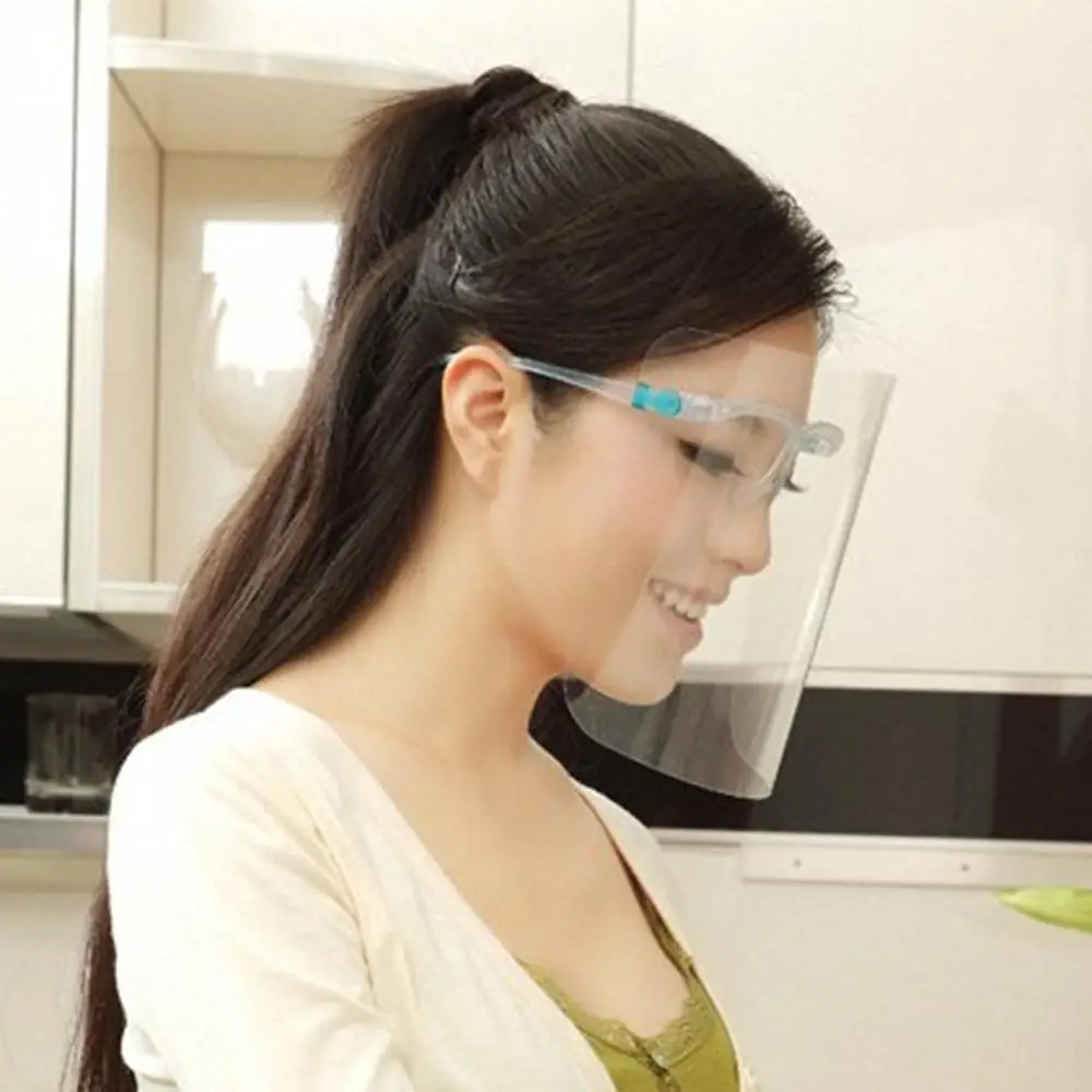 

Transparent Face Shield Mask Quarantine Bacteria Fashion Beauty Clear Vision ABS Security Cold Protect Armor Influenza Face Mask