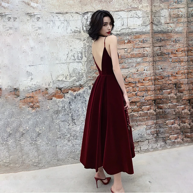 TWOTWINSTYLE Summer Backless Dress For Women V Neck Spaghetti Strap Sleeveless High Waist Sexy Party Dresses Female 2020 Fashion 3