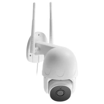 

Surveillance Camera Wifi e Camera Automatic Tracking 1080P HD 360 ° Panoramic PTZ Home Outdoor Surveillance(EU Plug)