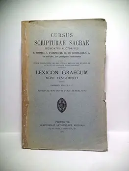 

Lexicon Graecum Novi Testamenti. Edito altera novis curis retractata