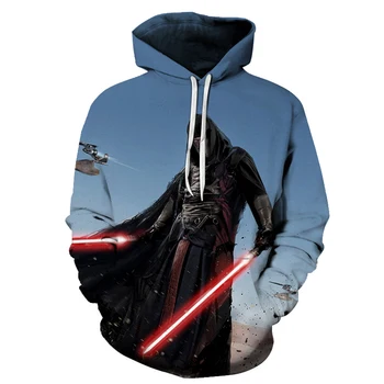 

Hot Sale Star Wars Printed 3D Sweatshirt Hoodies Men Women Spring Long Sleeve Moive Design Pullover For Man Tracksuit