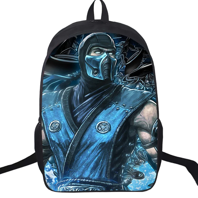 11 Высококачественный школьный рюкзак Scorpion In mmoral Kombat X Mask, школьная сумка для мальчиков и девочек, подарок-сюрприз, рюкзак для ноутбука - Цвет: 11