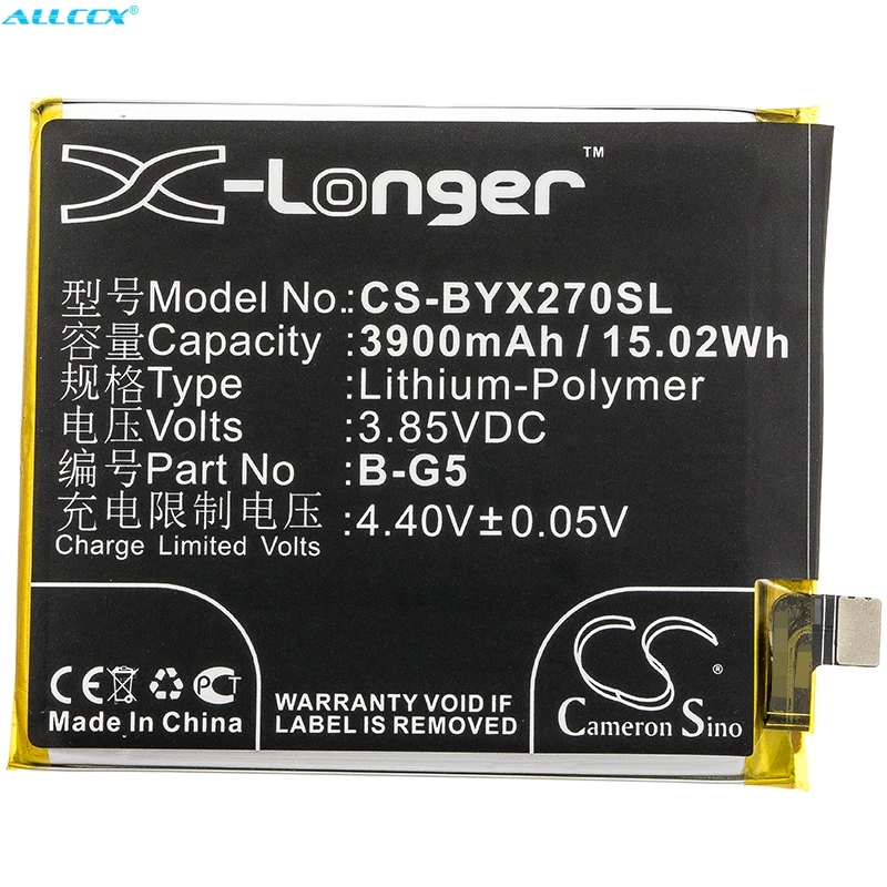 Аккумулятор Cameron Sino 3900 мАч для BBK/VIVO V1829 V1829A VIVO X27 X27A|Аккумуляторы мобильных