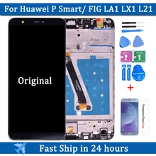 

ML1 2022 Original For Huawei P Smart LCD Display Touch Screen Digitizer Assembly For Huawei enjoy 7S LCD With Frame FIG LA1 LX1