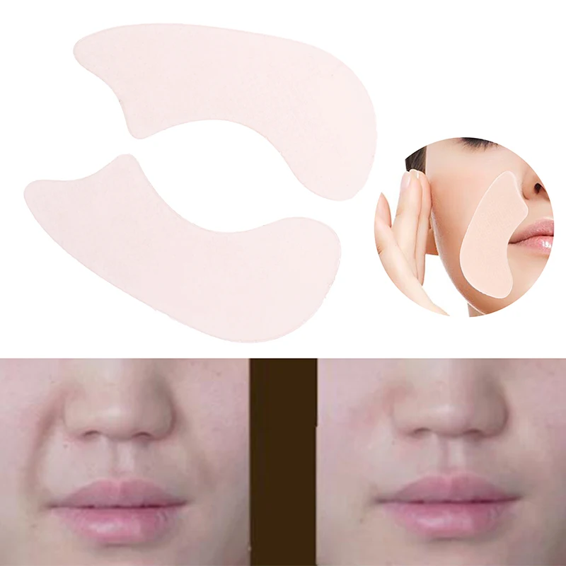 Anti-wrinkles Patch Thin Face Stickers Face Facial Line Wrinkle Sagging Skin V-Shape Face Lift Up Fast Chin Adhesive Tape 1Pair